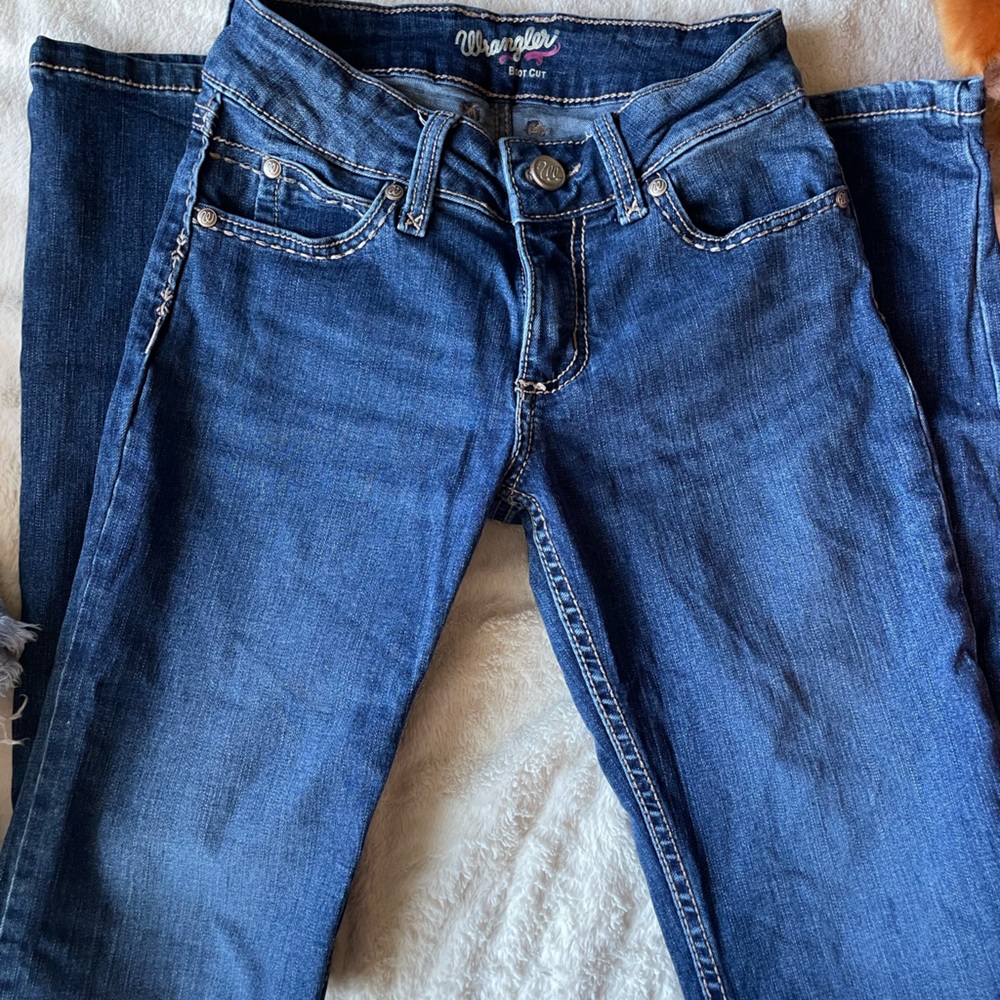 Wrangler Dark Blue Women's Boot Cut Jeans